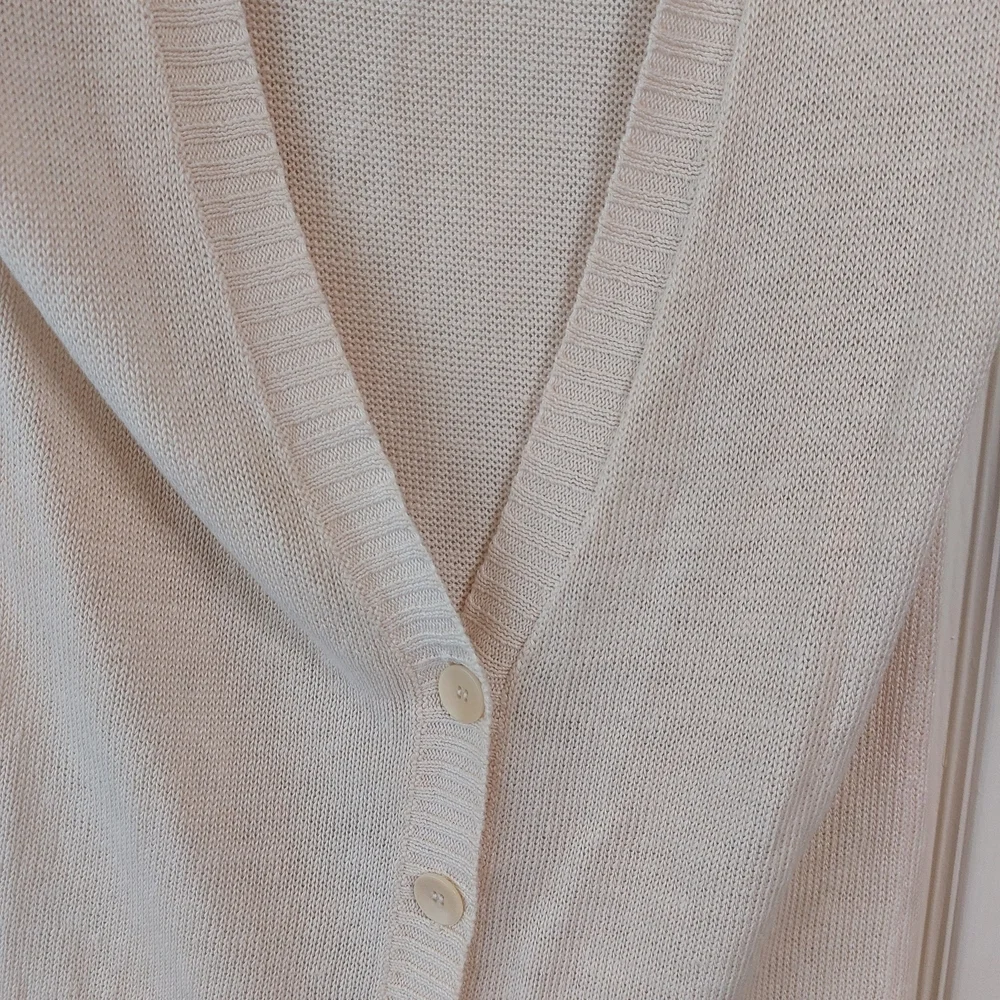 J. Crew Cream Short Sleeve Cardigan